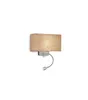 Moderne Hotel Metall Wandleuchte Leinwand 2 Lichter E27+Led Produktbild-Vorschau 1