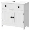 HOMCOM Waschbeckenunterschrank mit Soft-Close-Scharnieren, Produktbild-Vorschau 1