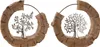GILDE Poly Skulptur "Baum" braun beige/mit silberfarbenem Produktbild-Vorschau 2