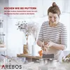 AREBOS plynová varná doska 5 horákov, sklokeramika, plynová Náhľad obrázku produktu 4