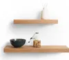 Rikmani Wandregal Schweberegal Esche Massivholz Holzregal Produktbild-Vorschau 1