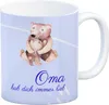 Oma hab dich immer lieb Kaffeebecher mit niedlichem Bär in Produktbild-Vorschau 1