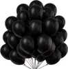 100x palloncini palloncini aria nera, elio decorazione di Anteprima dell’immagine prodotto 1