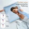 Herlag 2-in-1 Kopfkissen mit Sommer- & Winterseite 80x80cm Produktbild-Vorschau 5