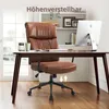IWMH Fauteuil de direction en cuir PU, chaise de bureau Voir les images du produit 2