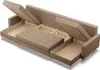 Ecksofa mit schlaffunktion und bettkasten, Sofa U-Form Produktbild-Vorschau 3