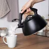 Bouilloire en acier noir avec thermomètre pour eau, pour Voir les images du produit 6