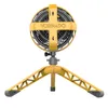 A yellow Vornado fan on a tripod stand against a white background. Náhľad obrázku produktu