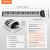 VEVOR roll-up keyboard piano s 88 klávesami, 128 rytmů, 128 Náhled obrázku produktu 7