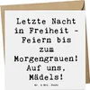 Mr. & Mrs. Panda Grußkarte Spruch Junggesellinnenabschied Produktbild-Vorschau 1