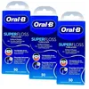 Oral-B SuperFloss Zahnseide für Zahnspangen, Brücken, Produktbild-Vorschau 1