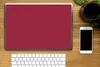 MuchoWow® Laptop Aufkleber Sticker Cover Rot - Einfarbig Produktbild-Vorschau 2