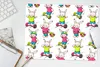 MuchoWow® Mauspad Mousepad Schule - Kaninchen - Tiere - Produktbild-Vorschau 5