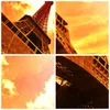 Wanduhr - Rund - Glasuhr - Eiffelturm Paris Stadt Bau - Produktbild-Vorschau 8