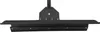 A black snow plow attachment for a lawn tractor, shown from the front against a white background. Produktbild-Vorschau