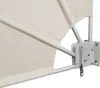 Maison Exclusive - Faltbarer Balkonfächer Creme 140×140 cm Produktbild-Vorschau 4