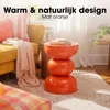 Mica Decorations Luna Tafel - Bijzettafel met Open Rond Productafbeelding-voorbeeld 5