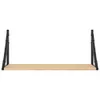 vidaXL Nástenné police 2 ks dub Sonoma 60x25x25,5 cm Náhľad obrázku produktu 4