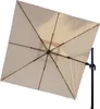 The underside of a cream-colored square patio umbrella is shown, tilted to the side. Anteprima dell’immagine prodotto
