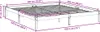 vidaXL Massivholzbett Extra Lang ohne Matratze Weiß 180x220 Produktbild-Vorschau 8