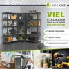Juskys 3er Metall Regalsystem Basic - 1 Eckregal & 2 Produktbild-Vorschau 3