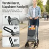 HOMCOM skládací nákupní vozík s chladicím boxem a Náhled obrázku produktu 6