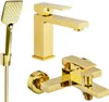 Mexen Uno R62 Badewannenset, Gold - 71403R62-50 Produktbild-Vorschau 1