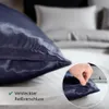 COZYOR Satin-Bettwäsche, mit verstecktem Reißverschluss, Produktbild-Vorschau 3