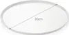 Pizzateller 36cm flach - weißes Porzellan - Produktbild-Vorschau 2