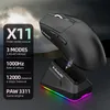 Leichte Gaming-Maus RGB-Licht Drei-Modus-Verbindung mit Produktbild-Vorschau 3