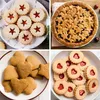 Weihnachten Linzer Ausstecher Set, 8 Stück Linzer Produktbild-Vorschau 4