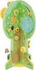 A wooden motor skills tree toy with various animal figures and interactive elements. Produktbild-Vorschau