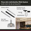 URail Schirm 2Easy Neila  230mm Rauchglas Produktbild-Vorschau 4