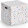 Zeller 14476 Zeller Dots Aufbewahrungsbox weiß, mit Punkten Náhľad obrázku produktu 1