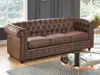 Couchgarnitur 3+2+1 - Microfaser - Vintage-Look - Produktbild-Vorschau 9