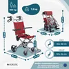 Mobiclinic: Silla de ruedas plegable, silla de transporte Vista previa de la imagen del producto 11