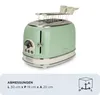 Ariete 155 - 2 gniazda - Zielony - Metal - 810 W - 300 mm - Voir les images du produit 15