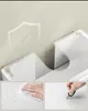 A collage showing details of a white product, including a shield icon indicating protection, a close-up of someone wiping a wet surface with a cloth, and a key scratching the surface. Produktbild-Vorschau