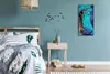 Dekor Leinwand Uhr Wandbilder Geräuschlos 30x60 Malarei Produktbild-Vorschau 4