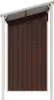 vidaXL Szopa ogrodowa z zadaszeniem brązowa 277x107x181 cm Podgląd zdjęcia produktu 4