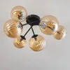 Isorella Deckenlampe aus Metall/Riffelglas in Produktbild-Vorschau 8