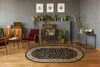 Dywan ROYAL ADR owal wzór 1745   czarny 150x250 cm Podgląd zdjęcia produktu 4