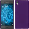 PhoneNatic Case kompatibel mit Sony Xperia X - Hülle lila Produktbild-Vorschau 1