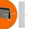 Sekey PVC Zaunschiene Abdeckprofil 5pcs x 1m, Schutzzubehör Produktbild-Vorschau 7