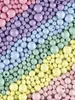 folia 22993 folia Houten kralenmix, pastelkleuren, jumbo Productafbeelding-voorbeeld 3