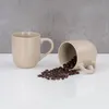4er Set Steingut Tassen 300ml Beige Creme Kaffeetasse Produktbild-Vorschau 4