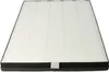 A white HEPA filter for an air purifier, with a black border. Produktbild-Vorschau