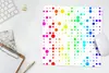 MuchoWow® Mauspad Mousepad Regenbogen - Muster - Konfetti - Produktbild-Vorschau 5