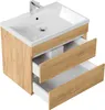 Badmöbel Waschplatz "Fellini 70" Eiche Gold Produktbild-Vorschau 4