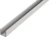 Alberts 472825 Profilo a U, alluminio, naturale, 2000 x 25 Anteprima dell’immagine prodotto 2
